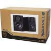 imageRockville HTS8B Pair 8quot 1000W Powered Home Theater Speakers with FM USB SD and Bluetooth in BlackBlack