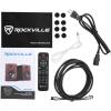 imageRockville HTS8B Pair 8quot 1000W Powered Home Theater Speakers with FM USB SD and Bluetooth in BlackCherry Wood
