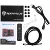 imageRockville HTS8B Pair 8quot 1000W Powered Home Theater Speakers with FM USB SD and Bluetooth in BlackWhite
