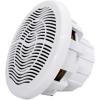 imageRockville MS10LW 2400W Peak  600W RMS 10quot Marine Subwoofer White LED Lighting 2quot 4Layer Dual Voice Coil 90dB Sensitivity Waterproof ampamp UVTreated for BoatsWhite