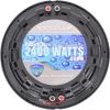 imageRockville MS10LW 2400W Peak  600W RMS 10quot Marine Subwoofer White LED Lighting 2quot 4Layer Dual Voice Coil 90dB Sensitivity Waterproof ampamp UVTreated for BoatsBlack