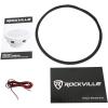 imageRockville MS12LW 2800W Peak  700W RMS 12quot Marine Subwoofer Dual 4 Ohm Waterproof Design LED Lighting HighPower Bass for Boats and Marine Audio SystemsSilver