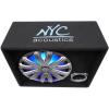 imageRockville NYC Acoustics NSE12L 1200W PoweredAmplified Car SubwooferSub EnclosureLED Black 12quotSingle 12 Inch