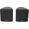 imageRockville Pair Cube Black 30W RMS 35quot Home Theater Wall Speakers 8 Ohm 360Degree Swivel Brackets True 2Way Audio Compact Design for Home Theater and Surround SoundBLACK