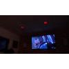 imageRockville Pair HC65LED 65quot 500 Watt inCeiling Home Theater Speakers 8 Ohm LED Effects Kevlar Cone Paintable Grill for Home Audio and EntertainmentRed