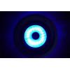 imageRockville Pair HC85BLED 8quot 700 Watt inCeiling Home Theater Speakers 8 Ohm Blue LED Effects Kevlar Cone Paintable Grills for Home Theater Systems