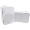 imageRockville Pair HP65S8 65quot 500W White OutdoorIndoor Speakers 8 Ohm Waterproof Swivel Bracket Paintable Grill for Patio and Home Theater4 ohm white