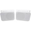imageRockville Pair HP65S8 65quot 500W White OutdoorIndoor Speakers 8 Ohm Waterproof Swivel Bracket Paintable Grill for Patio and Home Theater4 ohm white
