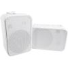 imageRockville Pair HP65S8 65quot 500W White OutdoorIndoor Speakers 8 Ohm Waterproof Swivel Bracket Paintable Grill for Patio and Home Theater8 Ohm White