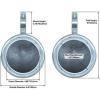 imageRockville Pair MAC525W 525quot Marine Wakeboard Tower Speaker Pods White PowderCoat Aluminum Waterproof Universal Mounting for Boats and ATVsWhite