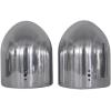 imageRockville Pair MAC80W 8quot White Aluminum Wakeboard Tower Speaker Pods Waterproof Marinized Universal Fit for Marine and PowersportsSilver