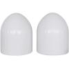 imageRockville Pair MAC80W 8quot White Aluminum Wakeboard Tower Speaker Pods Waterproof Marinized Universal Fit for Marine and PowersportsWhite