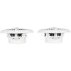 imageRockville Pair MS40B 200 Watt Marine Boat Speakers 4 Inch 4 Ohm Waterproof Compact Design HighFidelity Sound UVResistant for Boats and Outdoor UseWhite