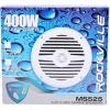 imageRockville Pair MS525B 525quot 400W Marine Boat Speakers 4 Ohm Waterproof IP56 Black Durable ABS Grill 87dB Sensitivity for Marine and Outdoor UseBlack