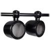 imageRockville Pair MacSwivelB 360 Degree Swivel Clamp Mounts AircraftGrade Aluminum ToolFree Adjustment MarineGrade for MAC525 MAC65 MAC69 MAC80 MAC90 Tower PodsBlack