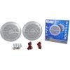 imageRockville Pair RMC65B 600W 65quot Marine Boat Speakers 4Ohm Waterproof 2Way Audio Durable Build for Boats and Outdoor AdventuresSilver