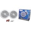 imageRockville Pair RMC80W 8quot 800W Marine Boat Speakers 4 Ohm Waterproof UVResistant Clear Sound Durable Build for Boating and Outdoor AudioWhite