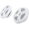 imageRockville Pair RMSTS65B 800W 65quot 2Way Marine Boat Speakers 4 Ohm Waterproof UVResistant PEI Dome Tweeter for Marine and Outdoor UseWhite