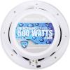 imageRockville Pair RMSTS80B 1000W 8quot Marine Boat Speakers 4Ohm Waterproof PEI Dome Tweeter Durable ABS Basket for Marine and Outdoor AudioSilver