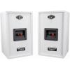 imageRockville Pair RockShelf 64W V2 400w White 65quot Bookshelf Speakers 4 Ohm Kevlar Woofer Silk Dome Tweeter WallMountable for Home Theater and Stereo AudioWhite