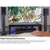 imageRockville Pair RockShelf 68B V2 400W Black 65quot Home Bookshelf Speakers 8 Ohm Kevlar Woofers Silk Dome Tweeters WallMountable for Home Theater and Stereo SystemsDark Wood