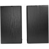 imageRockville Pair RockShelf 68B V2 400W Black 65quot Home Bookshelf Speakers 8 Ohm Kevlar Woofers Silk Dome Tweeters WallMountable for Home Theater and Stereo SystemsBlack