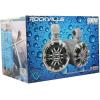 imageRockville Pair WB65 Black 65quot 600W Metal Marine Wakeboard Tower Speakers 4 Ohm Waterproof 360Degree Swivel Durable Build for Boats ATVs UTVsSilver