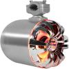 imageRockville Pair WB65KLED Black 600W 65quot Marine Wakeboard Tower Speakers 4 Ohm LED Lighting 360Degree Swivel Waterproof with Remote for Boats and OffRoad VehiclesSilver