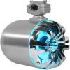 imageRockville Pair WB65KLED Black 600W 65quot Marine Wakeboard Tower Speakers 4 Ohm LED Lighting 360Degree Swivel Waterproof with Remote for Boats and OffRoad VehiclesSilver