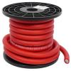 imageRockville R0G20BLUE 0 Gauge 20ft Car Amp PowerGround Wire Cable High Current Transfer UltraFlexible PVC Jacket Noise Reduction for Car Audio EnthusiastsRed