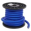 imageRockville R0G20BLUE 0 Gauge 20ft Car Amp PowerGround Wire Cable High Current Transfer UltraFlexible PVC Jacket Noise Reduction for Car Audio EnthusiastsBlue