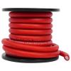 imageRockville R0G20BLUE 0 Gauge 20ft Car Amp PowerGround Wire Cable High Current Transfer UltraFlexible PVC Jacket Noise Reduction for Car Audio EnthusiastsRed