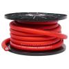 imageRockville R0G30RED 0 Gauge 30ft PowerGround Wire Cable High Conductivity Flexible PVC Jacket Noise Reduction Show Car Performance for Car Audio EnthusiastsRed
