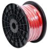 imageRockville R0G30RED 0 Gauge 30ft PowerGround Wire Cable High Conductivity Flexible PVC Jacket Noise Reduction Show Car Performance for Car Audio EnthusiastsRed
