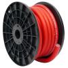 imageRockville R0G30RED 0 Gauge 30ft PowerGround Wire Cable High Conductivity Flexible PVC Jacket Noise Reduction Show Car Performance for Car Audio EnthusiastsRed