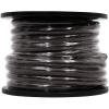 imageRockville R0G50BLACK 0 Gauge 50 Ft Power and Ground Wire Cable Flexible PVC Jacket HighStrand Count Durable Black Spool for Car Audio Amplifiers and SubwoofersBlack