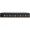 imageRockville R7EQ 12 Din 7 Band Car Audio Equalizer FrontRearSub Outputs Blue LED Knobs Builtin Line Driver ampamp Crossover for Car Audio Systems