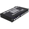 imageRockville R7EQ 12 Din 7 Band Car Audio Equalizer FrontRearSub Outputs Blue LED Knobs Builtin Line Driver ampamp Crossover for Car Audio Systems