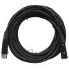 imageRockville RDX5M25 25 5Pin DMX Lighting Cable 100 OFC Copper Black NickelPlated Connectors 120 Ohm Durable PVC Jacket for DJs and Stage Lighting