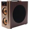 imageRockville RHB70 Home Theater Compact Powered Speaker System BluetoothUSBSDFM 4quot Subwoofer 21 Channel 100W Peak Cherry Wood Finish for Home Entertainment