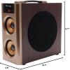 imageRockville RHB70 Home Theater Compact Powered Speaker System BluetoothUSBSDFM 4quot Subwoofer 21 Channel 100W Peak Cherry Wood Finish for Home Entertainment