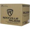 imageRockville RKL80MW Marine Boat Speakers 8quot 2Way 900W per Pair IP66 Waterproof LED Lights HighFidelity Sound for Boats and Outdoor UseWhite