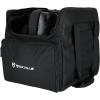 imageRockville RLB40 Padded Travel Bag for 2 Chauvet or ADJ Lights 10mm Foam Divider wPlastic Ext Pocket Rubber Feet Lightweight 17 lbs