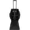 imageRockville RLB50 Rolling Lighting Travel Bag Fits Up to 6 Lights Wheels ampamp Handle 6 Compartments Movable Dividers External Pockets for DJs and Stage Professionals