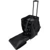 imageRockville RLB50 Rolling Lighting Travel Bag Fits Up to 6 Lights Wheels ampamp Handle 6 Compartments Movable Dividers External Pockets for DJs and Stage Professionals
