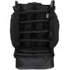 imageRockville RLB50 Rolling Lighting Travel Bag Fits Up to 6 Lights Wheels ampamp Handle 6 Compartments Movable Dividers External Pockets for DJs and Stage Professionals