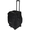 imageRockville RLB50 Rolling Lighting Travel Bag Fits Up to 6 Lights Wheels ampamp Handle 6 Compartments Movable Dividers External Pockets for DJs and Stage Professionals