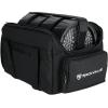 imageRockville RLB70 Lighting Bag for 4 Slim Par Lights Fits ADJ ampamp Chauvet Padded Compartments Removable Dividers External Pockets for Mobile DJs and Event Professionals