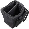 imageRockville RLB90 Universal Travel Bag for 2 Slim LED Par Lights Controller and Cables ExtraThick Padding Removable Dividers Zippered Pockets for DJs and Mobile Entertainers