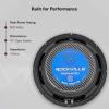 imageRockville RM104PRO MidRange Pro Car Speaker 10 600W 4 Ohm MidBass Kevlar Cone Open Basket CEA Compliant 56oz Magnet Perfect for Car Audio